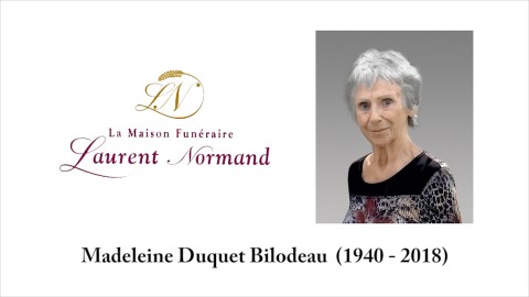 Madeleine Duquet Bilodeau  (1940 - 2018)