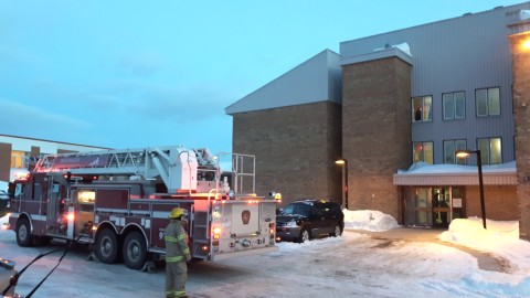 Les pompiers de Montmagny se déplacent d’urgence au Pavillon Robert Proulx