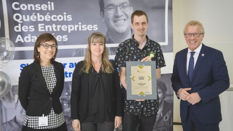 François Dubé de chez Horisol de Saint-Jean-Port-Joli remporte le Prix reconnaissance Roger Pedneault