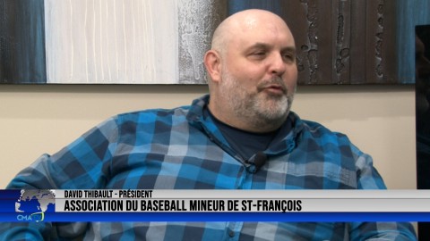 Entrevue - David Thibault, président du Baseball mineur de ST-François - 11 mars 2022