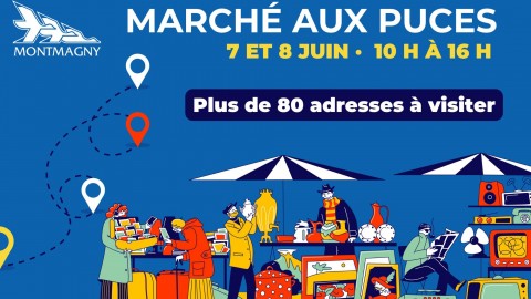 	            	UN MARCHÉ AUX PUCES AUX QUATRE COINS DE MONTMAGNY	            