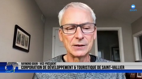 Entrevue - Raymond Gouin, v. p.  de la Corporation de développement & touristique de St Vallier - 18 août 2023