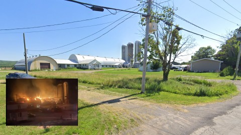 	            	Incendie d’un bâtiment de ferme à Cap-Saint-Ignace	            