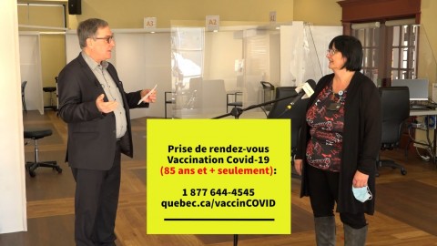 Entrevue - Clémence Ouellet, responsable de la vaccination Covid-19 dans Montmagny-L'Islet - 1 mars 2021