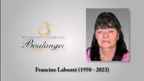 Francine Labonté (1950 - 2023)