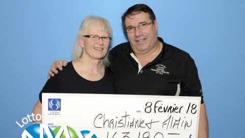 Un couple gagne 163 180$ au Lotto Max