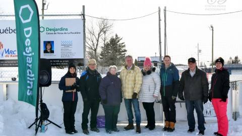 Saint-Onésime inaugure sa patinoire