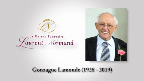 Gonzague Lamonde (1928 - 2019)