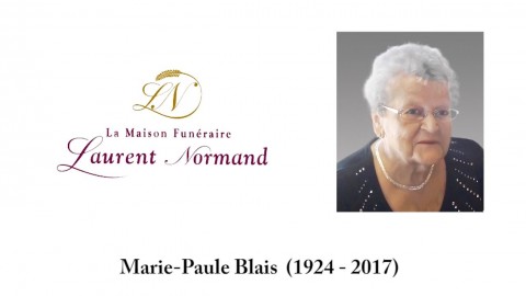 Marie-Paule Blais (1924 - 2017)