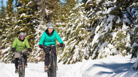 Un nouveau sentier destiné  à la pratique du fatbike ouvre au Parc des Appalaches