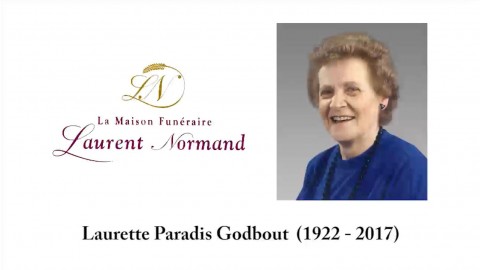 Laurette Paradis Godbout - 1922 - 2017