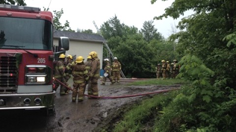 Feu dans une résidence à Montmagny