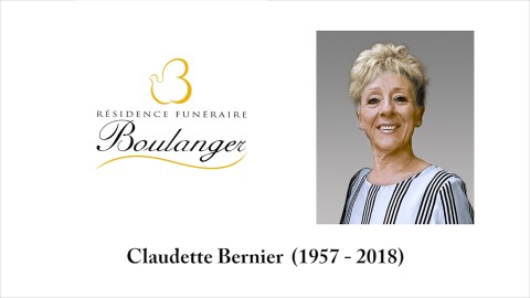 Claudette Bernier  (1957 - 2018)