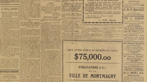 La Société d’histoire de Montmagny vous invite à fouiller dans le catalogue numérique de BAnQ