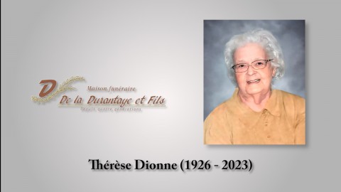 Thérèse Dionne (1926 - 2023)