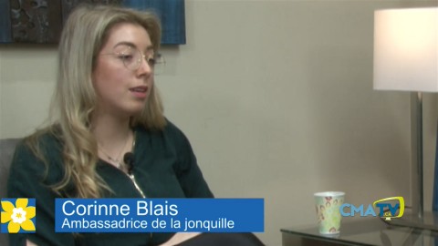 Entrevue - Corinne Blais pour la campagne de la jonquille - Mardi 26 février 2019