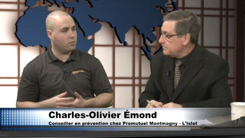 	            	Chronique Promutuel : La prévention avec Charles Olivier Émond	            