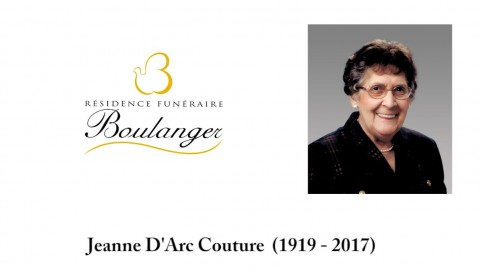 Jeanne D'Arc Couture (1919 - 2017)