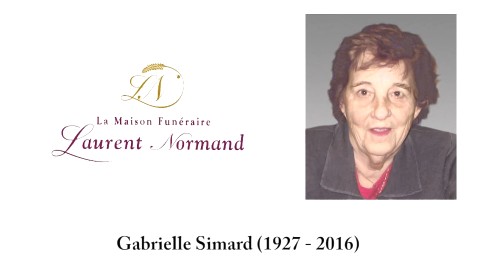 Gabrielle Simard (1927 - 2016)