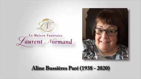 Aline Bussières Paré (1938 - 2020)
