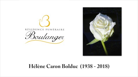 Hélène Caron Bolduc  (1938 - 2018)