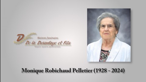 Monique Robichaud Pelletier (1928 - 2024)
