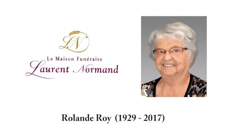 Rolande Roy (1929 - 2017)