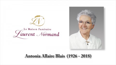 Antonia Allaire Blais (1926 - 2018)