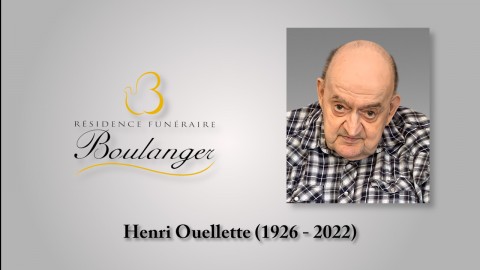 Henri Ouellette (1926 - 2022)