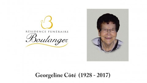 Georgeline Côté (1928 - 2017)