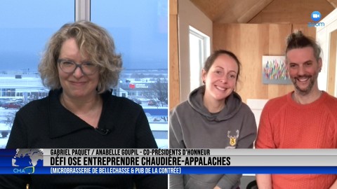 Entrevue - Anabelle Goupil et Gabriel Paquet, co-présidents d'honneur du Gala OSEntreprendre Chaudière-Appalaches