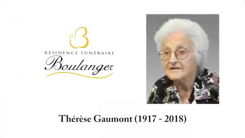 Thérèse Gaumont (1917 - 2018)