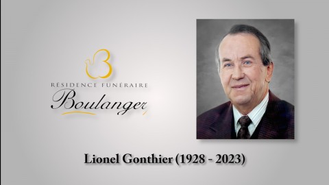 Lionel Gonthier (1928 - 2023)