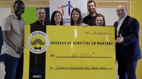 Le Govember retourne 16 500 $ à la communauté sud-côtoise