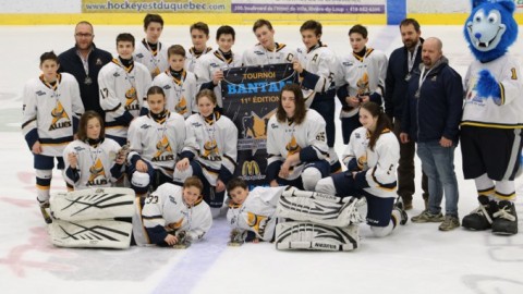 L’équipe Bantam BB Alliés Montmagny-L’Islet finaliste au Tournoi Bantam de Rivière-du-Loup