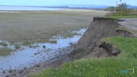 Selon le maire Boulet, le problème de l’érosion des berges dans le secteur du Camping de la Pointe-aux-oies est plus qu’urgent 