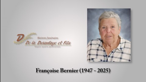 Françoise Bernier (1947 - 2025)