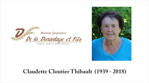 Claudette Cloutier Thibault  (1939 - 2018)