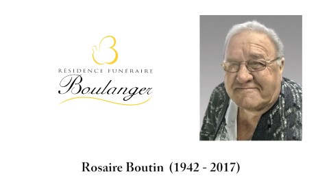 Rosaire Boutin (1942 - 2017)