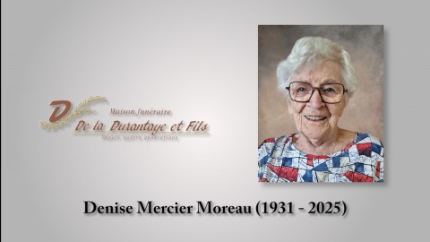 Denise Mercier Moreau (1931 - 2025)