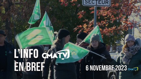 L'Info CMATV en bref du 6 novembre 2023