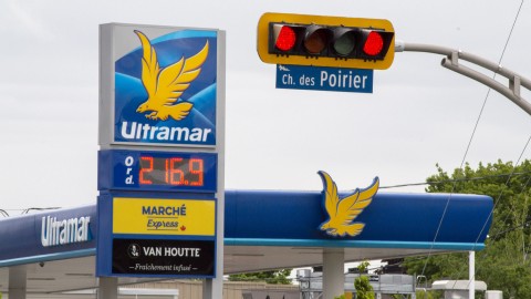 Le prix de l’essence à la pompe dépasse désormais le 2,16 $ à Montmagny