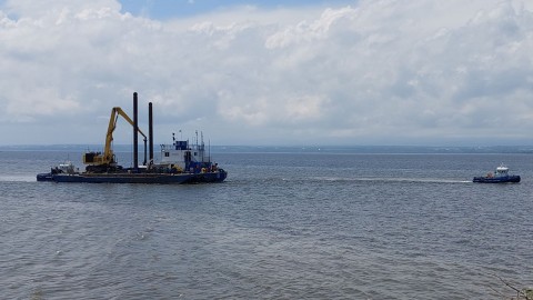 Le dragage est terminé à la Marina de Berthier-sur-Mer