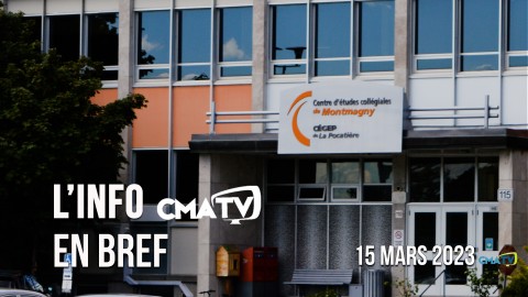 L'Info CMATV en bref du 15 mars 2023