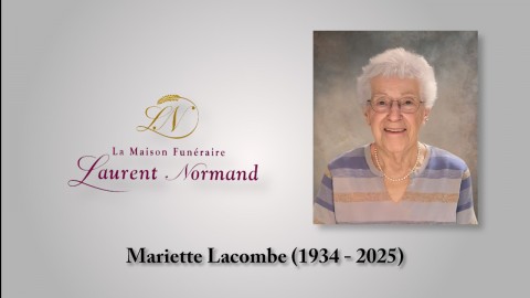 Mariette Lacombe (1934 - 2025)