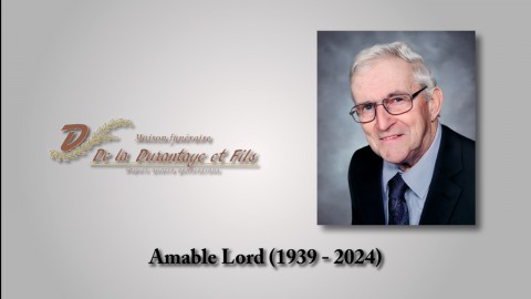 Amable Lord (1939 - 2024)