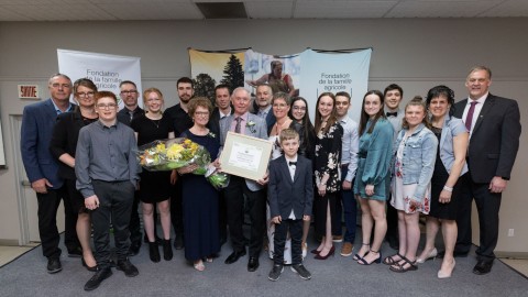 La famille Blais honorée dans le cadre de la Fête de la famille agricole 2021