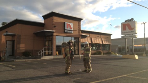 Une friteuse inquiétante au restaurant Normandin de Montmagny jeudi matin