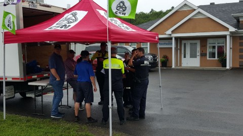 Les paramédics manifestent de nouveau à Montmagny