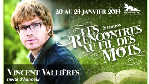 Rencontres Au fil des mots - C'est le temps de s'inscrire à la dictée de Vincent Vallières!
